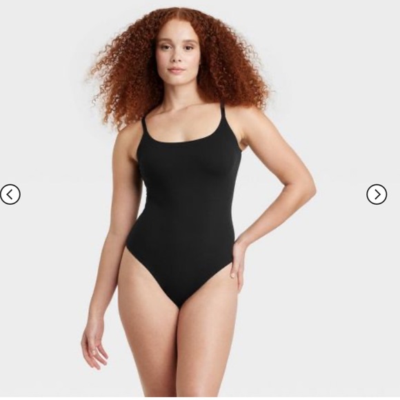 NWOT Seamless cotton Stretch Cami Bodysuit - Auden™ - Picture 2 of 5